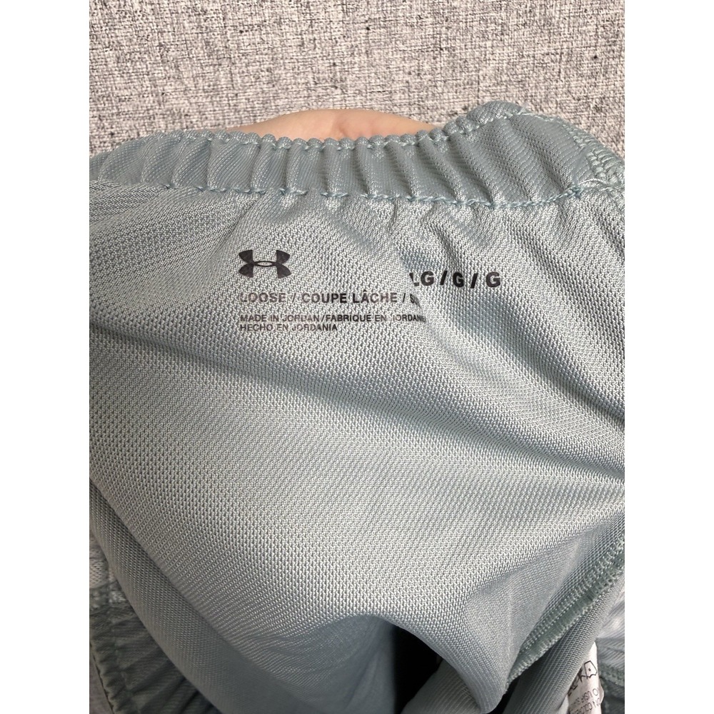 UNDER ARMOUR PLAY UP PRINT INSET SHORTS Green Size Large - Picture 4 of 6